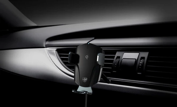 Auto Drive Silver Vent Mount Wireless Charger, Auto-Clamping, Compatible with Qi-Enabled Phones- - 13