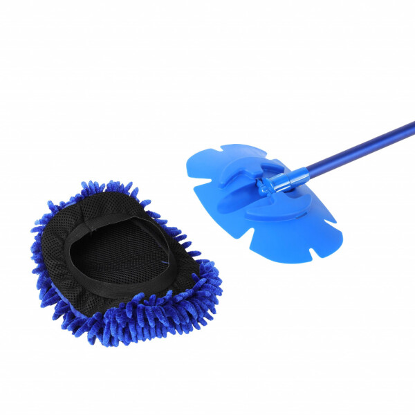 Auto Drive Microfiber Mop with Telescoping Aluminum Handle, Chenille Cover - 6