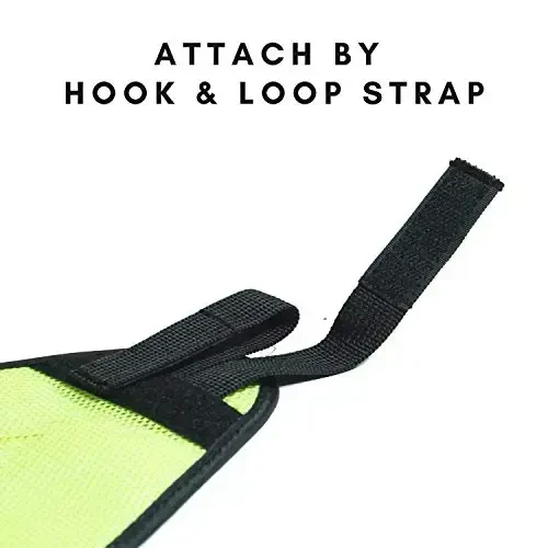 Отражающий знак уступки Vincita с липучкой - Высокая видимость для безопасности в ночное время - Отражатель безопасности для багажника велосипеда, рюкзака, багажника автомобиля - Велосипедные отражающие аксессуары - 4