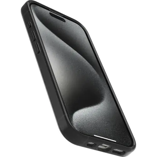 OtterBox Clear Case with Colorful Grip Edge Case for iPhone 15 Pro - New York (Black) | MagSafe Compatible, Scratch-Resistant, Slim Profile, Pocket-Friendly Design, Precision Fit, Drop Protection - 3