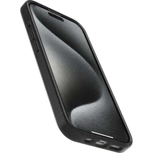 OtterBox Clear case with Colorful Grip Edge case for iPhone 15 Pro - Tokyo (Black) | MagSafe Compatible, 2X Military Standard Tested, Drop Protection, Scratch-Resistant, Ultra-Slim Design - 3