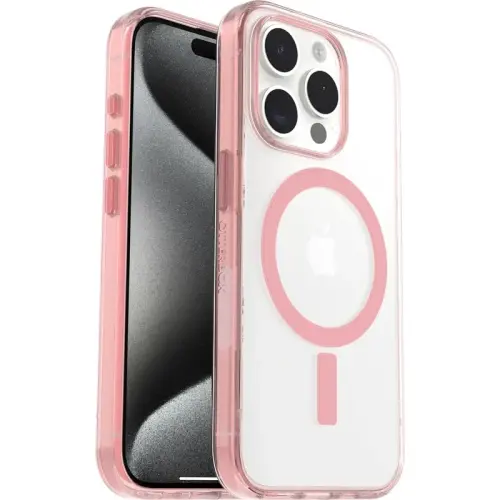 OtterBox - Clear iPhone 15 Pro Case - Made for Apple MagSafe, Chizishga chidamli himoya telefon qutisi, ingichka va cho'ntakka mos profil (Anemone) - 3