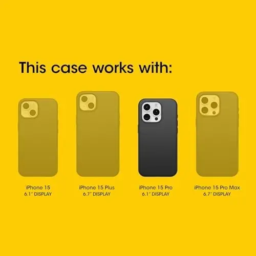 OtterBox - Clear iPhone 15 Pro Case - Made for Apple MagSafe, Scratch-Resistant Protective Phone Case, Sleek & Pocket-Friendly Profile (Narwhal) - 5