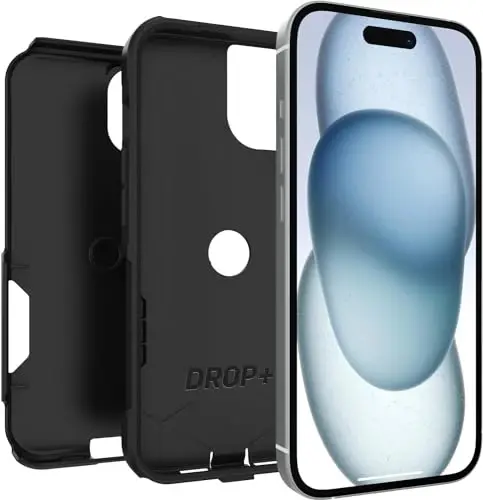 OtterBox COMMUTER SERIES Case for iPhone 15, 14 and 13 - Black - 5