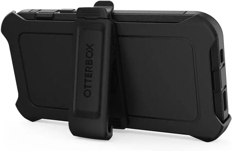 OtterBox iPhone 15, 14, & 13 (Only) - Defender Series MagSafe Case - Black - Built-in Magnets - Screenless - Rugged & Durable - with Port Protection - Holster Clip Included - Non-Retail Packaging - 6