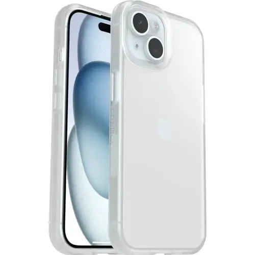 OtterBox iPhone 15 (Faqat) Prefix Seriyali Korpus - Shaffof, Ultra Yupqa, Jangga qulay, Koʻtarilgan chekkalari kamera va ekranni himoya qiladi, simsiz zaryadlash bilan mos - 4