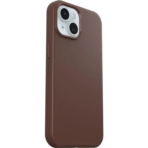 OtterBox iPhone 15, iPhone 14, and iPhone 13 Symmetry Series Clear Case - Quilted Poppies (Red), Snaps to MagSafe, Ultra-Sleek, Raised Edges Protect Camera & Screen - 4