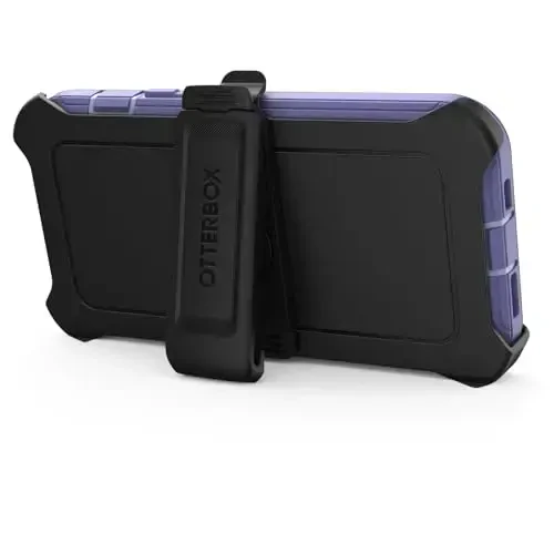 OtterBox iPhone 15, iPhone 14 va iPhone 13 Defender Series Case - Mountain Majesty (Purple), ekransiz, mustahkam va bardoshli, port himoyasi bilan, qistirgich qisqichi ostligi bilan birga - 5