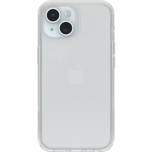 OtterBox iPhone 15, iPhone 14 va iPhone 13 Symmetry Clear Series Case - CLEAR, Ultra-Sleek, Wireless Charging Compatible, Raised Edges Camera & Screenni himoya qiladi - Modazone