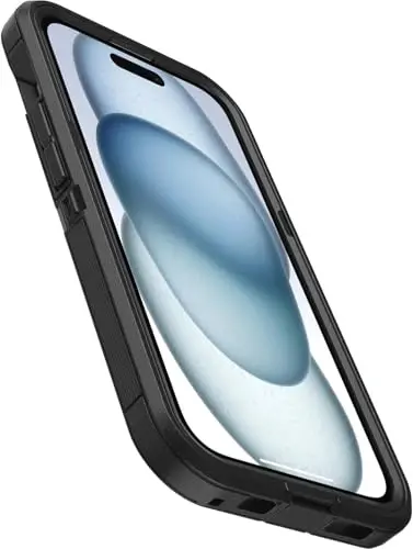 OtterBox iPhone 15, iPhone 14 va iPhone 13 uchun Defender Series XT qopqoqli telefoni MagSafe, ekransiz, mustahkam - chakana savdo qilinmaydigan qadoq - qora 