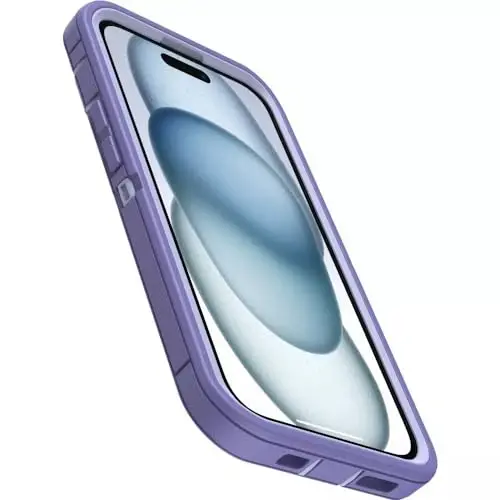 OtterBox iPhone 15, iPhone 14, & iPhone 13 (Only) Defender Series Case - Mountain Majesty - Rugged & Durable - with Port Protection - Holster Clip Includes - Microbial Defense Protection - 4
