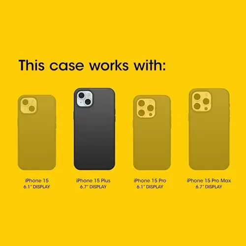 OtterBox iPhone 15 Plus and iPhone 14 Plus Commuter Series Case - Run Wildflower (Pink), Slim & Tough, Pocket-Friendly, with Port Protection - OTTERBOX (1)