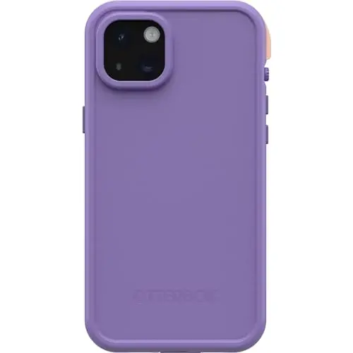 OtterBox iPhone 15 Plus and iPhone 14 Plus FRĒ Series Waterproof Case with MagSafe (Designed by LifeProof) - RULE OF PLUM (Purple), waterproof, 60% recycled plastic, sleek and stylish - OTTERBOX (1)