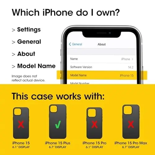 OtterBox iPhone 15 Plus and iPhone 14 Plus (ONLY) Symmetry Series+ Case - Clear, Snaps to MagSafe, Ultra-Sleek, Raised Edges Protect Camera & Screen - Non-Retail Packaging - 2
