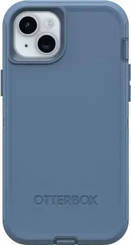 OtterBox iPhone 15 Plus и iPhone 14 Plus (только) - защитный чехол Defender Series - Baby Blue Jeans - только чехол - без экрана - прочный и долговечный - с защитой портов - не для розничной продажи - 1