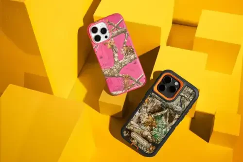 OtterBox iPhone 15 Plus & iPhone 14 Plus (Faqat) - Defender Series G'ilofi - Realtree Blaze Edge (Camo) - Faqat g'ilof - Ekransiz - Qo'pol va chidamli - Portni himoya qilish bilan - Chakana qadoqsiz - 4