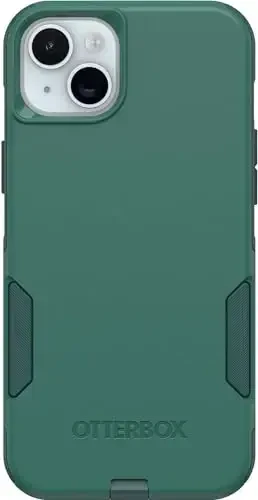 OtterBox iPhone 15 Plus & iPhone 14 Plus (Only) - Commuter Series Case - Get Your Greens - Slim & Tough - Pocket-Friendly - with Port Protection - Non-Retail Packaging - 2