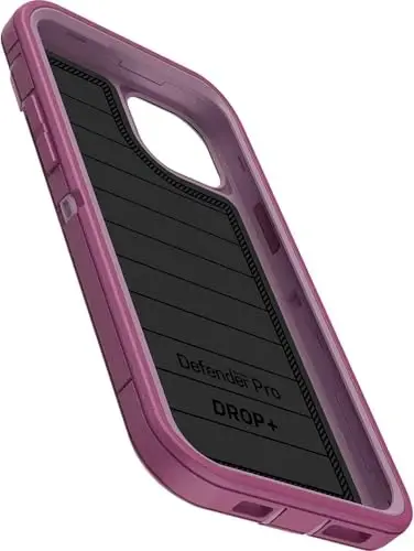 OtterBox iPhone 15 Plus & iPhone 14 Plus (Only) - Defender Series Case - Morning Sky (Pink) - Case Only - Screenless - Rugged & Durable - with Port Protection - Microbial Defense Protection - 3