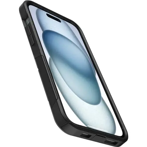 OtterBox iPhone 15 Plus va iPhone 14 Plus Commuter Series Case - Qora, Yupqa va bardoshli, Jonga qulay, Portni himoya olgan - 3