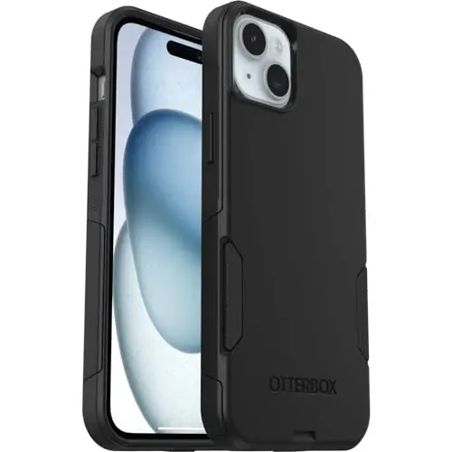 OtterBox iPhone 15 Plus va iPhone 14 Plus Commuter Series Case - Qora, Yupqa va bardoshli, Jonga qulay, Portni himoya olgan - 5