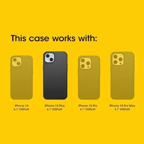 OtterBox iPhone 15 Plus va iPhone 14 Plus Defender Series Pro Case - RAIN Check (Ko'k), ekransiz, mustahkam va chidamli, port himoyasi bilan, qistirgichli g'ilof osti bilan birga - 13