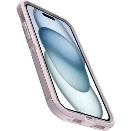 OtterBox iPhone 15 Plus va iPhone 14 Plus Defender Series XT Clear Case - Mountain Frost (Shaffof), ekransiz, mustahkam, MagSafe-ga biriktiriladi, Lanyard AttacModazoneent - 3