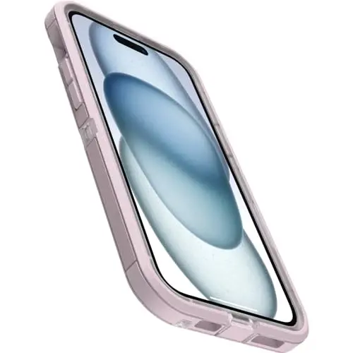 OtterBox iPhone 15 Plus va iPhone 14 Plus Defender Series XT Clear Case - Mountain Frost (Shaffof), ekransiz, mustahkam, MagSafe-ga biriktiriladi, Lanyard AttacModazoneent - 3