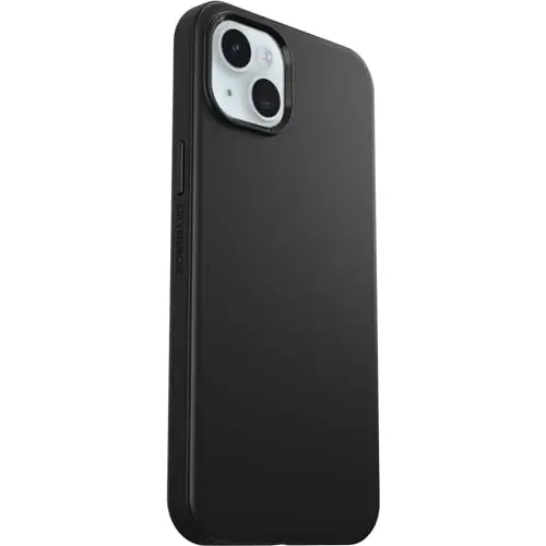 OtterBox iPhone 15 Plus va iPhone 14 Plus Symmetry Series G'ilofi - QORA, MagSafe'ga ulanadi, o'ta nafis, ko'tarilgan qirralar kamera va ekranni himoya qiladi (Polietilen paketda jo'natiladi) - 4