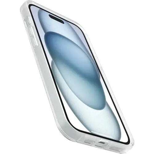 OtterBox iPhone 15 Plus and iPhone 14 Plus Symmetry Series Clear Case - (Clear), snaps to MagSafe, ultra-sleek, raised edges protect camera & screen (ships in polybag) - 2