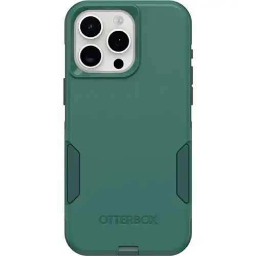 OtterBox iPhone 15 Pro MAX (Faqat) Commuter Series G'ilofi - GET Your Greens (Yashil), Yupqa va Mustahkam, Cho'ntakbop, Port himoyasi bilan 