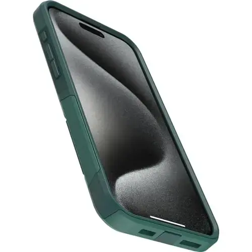 OtterBox iPhone 15 Pro MAX (Faqat) Commuter Series G'ilofi - GET Your Greens (Yashil), Yupqa va Mustahkam, Cho'ntakbop, Port himoyasi bilan - 3