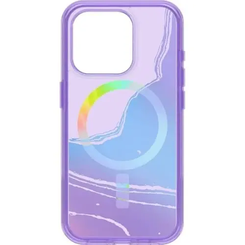 OtterBox iPhone 15 Pro (Only) Symmetry Series Case - Galactic Dreaming, Snaps to MagSafe, Ultra-Sleek, Raised Edges Protect Camera & Screen - 3