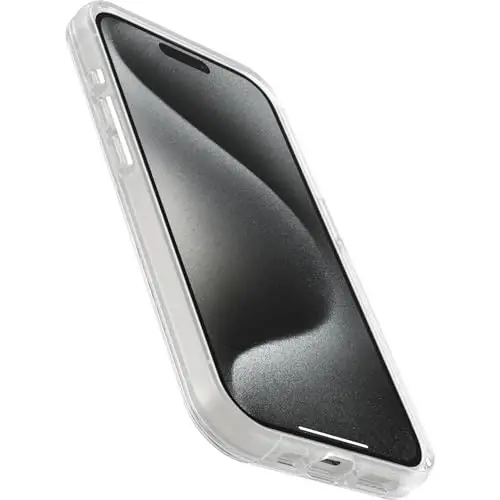 OtterBox iPhone 15 Pro (Only) Symmetry Series Clear Case - (Clear), snaps to MagSafe, ultra-sleek, raised edges protect camera & screen (ships in polybag, ideal for business customers) - Modazone (1)