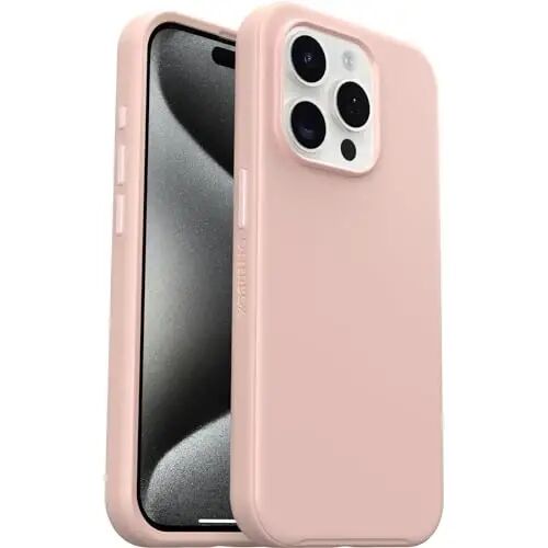 OtterBox iPhone 15 Pro (Only) Symmetry Series Case - Ballet Shoes (Pink), Snaps to MagSafe, Ultra-Sleek, Raised Edges Protect Camera & Screen - 5