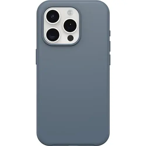 OtterBox iPhone 15 Pro (Only) Symmetry Series Case - BLUETIFUL (Blue), Snaps to MagSafe, Ultra-Sleek, Raised Edges Protect Camera & Screen - 1