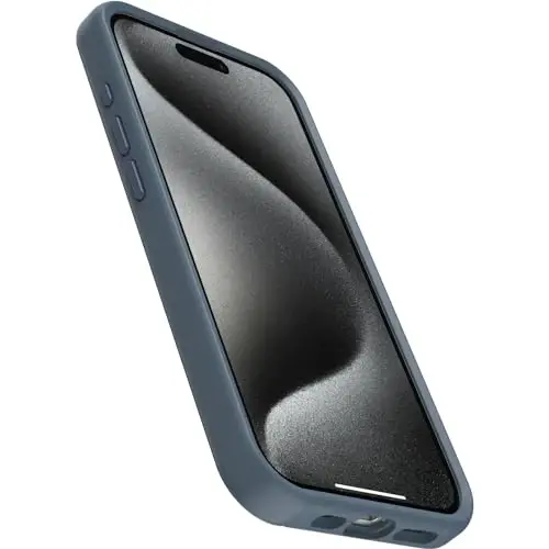 OtterBox iPhone 15 Pro (Only) Symmetry Series Case - BLUETIFUL (Blue), Snaps to MagSafe, Ultra-Sleek, Raised Edges Protect Camera & Screen - 3