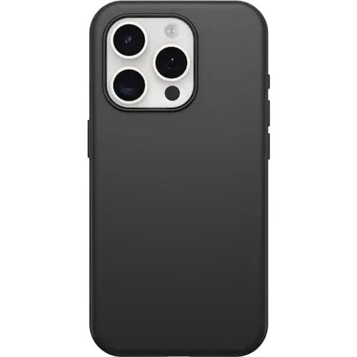 OtterBox iPhone 15 Pro (Only) Symmetry Series Case - Black, Snaps to MagSafe, Ultra-Sleek, Raised Edges Protect Camera & Screen 