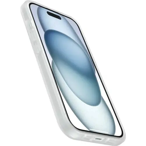 OtterBox iPhone 15 (Только) Чехол серии Prefix - Прозрачный, ультратонкий, удобный для кармана, приподнятые края защищают камеру и экран, совместим с беспроводной зарядкой - Modazone (1)