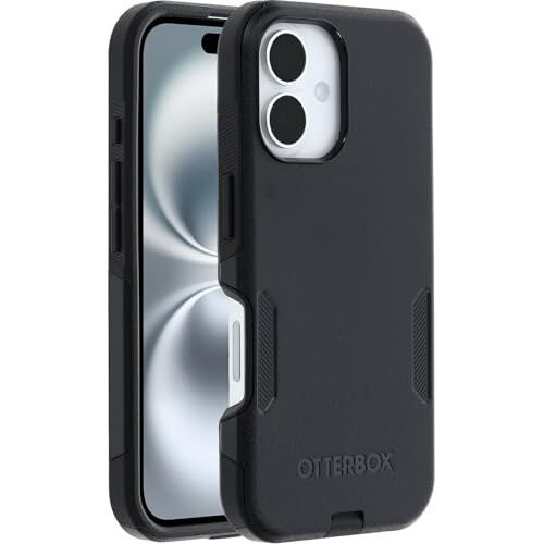 OtterBox iPhone 16 Commuter Series Korpus - Qora (Polietilen qopda yuborilgan) - 3