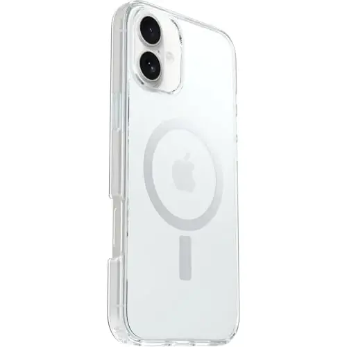OtterBox iPhone 16 Plus Symmetry Series Clear Case - Clear (polybagda jo'natiladi, Biznes mijozlar uchun ideal) - 4