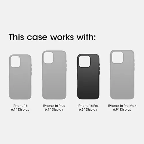 Otterbox iPhone 16 Pro Commuter Series Case - Black (Single Unit Ships in polybag) - OTTERBOX (1)