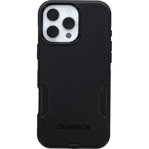 Otterbox iPhone 16 Pro Max Commuter Series Case - Black (Single unit ships in polybag) - OTTERBOX