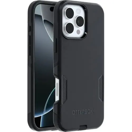 Otterbox iPhone 16 Pro Max Commuter Series Case - Black (Single unit ships in polybag) - 3