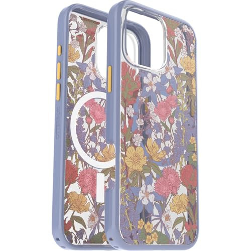 OtterBox iPhone 16 Pro Max Symmetry Clear Case - Floral Purple - 1