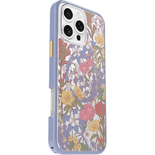 OtterBox iPhone 16 Pro Max Symmetry Clear Case - Floral Purple - 4