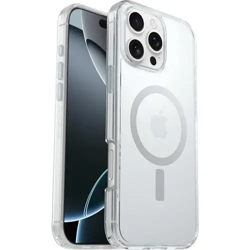 OtterBox iPhone 16 Pro Max Symmetry Series Clear Case - Clear (Ships in polybag, Ideal for Business customers) - 3