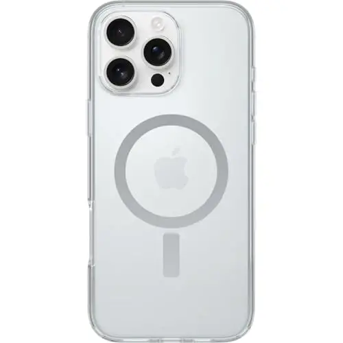 OtterBox iPhone 16 Pro Max Symmetry Series Clear Case - Clear (Ships in polybag, Ideal for Business customers) - OTTERBOX