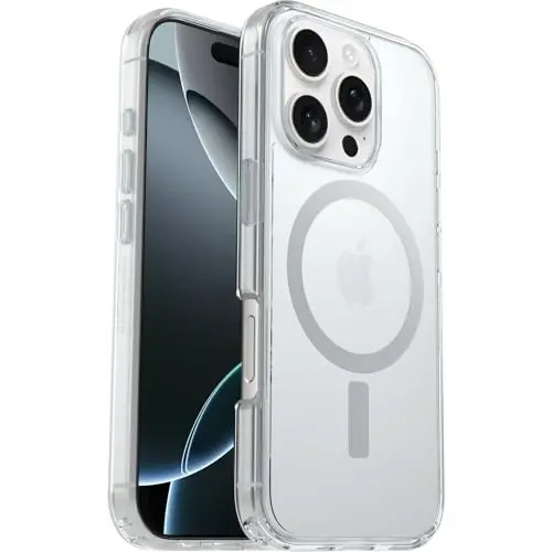 OtterBox iPhone 16 Pro Symmetry Series Shaffof G'ilofi - Shaffof (Ko'pikli qopda jo'natiladi, Biznes mijozlar uchun ideal) - 3