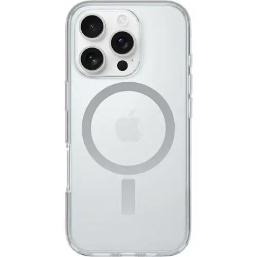 OtterBox iPhone 16 Pro Symmetry Series Clear Case - Clear (Ships in polybag, Ideal for Business customers) - OTTERBOX
