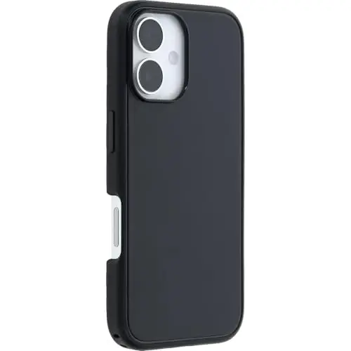 OtterBox iPhone 16 Symmetry Series G'ilofi - Qora (polietilen paketda jo'natiladi, biznes mijozlar uchun ideal) - 4